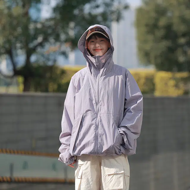 赞仕 山系户外百搭简约长袖防晒服 男女同款
