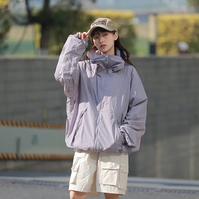 赞仕 山系户外百搭简约长袖防晒服 男女同款