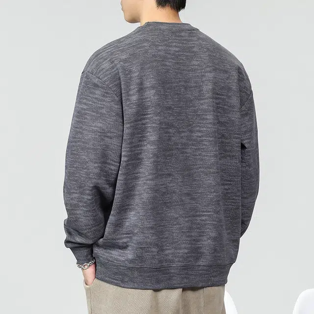 赞仕 字母印花宽松简约卫衣 男女同款 深灰色