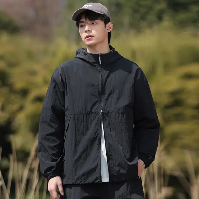 赞仕 原纱冰丝凉感户外出行宽松 防晒透气防紫外线防晒服 男女同款