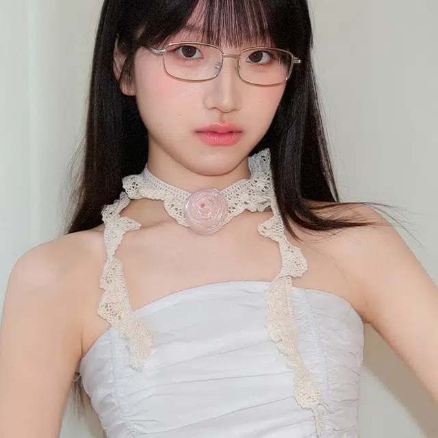 杨同学 玫瑰颈带 丝巾 女款