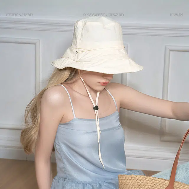 杨同学 防晒透气夏季 涤纶 渔夫帽 女款