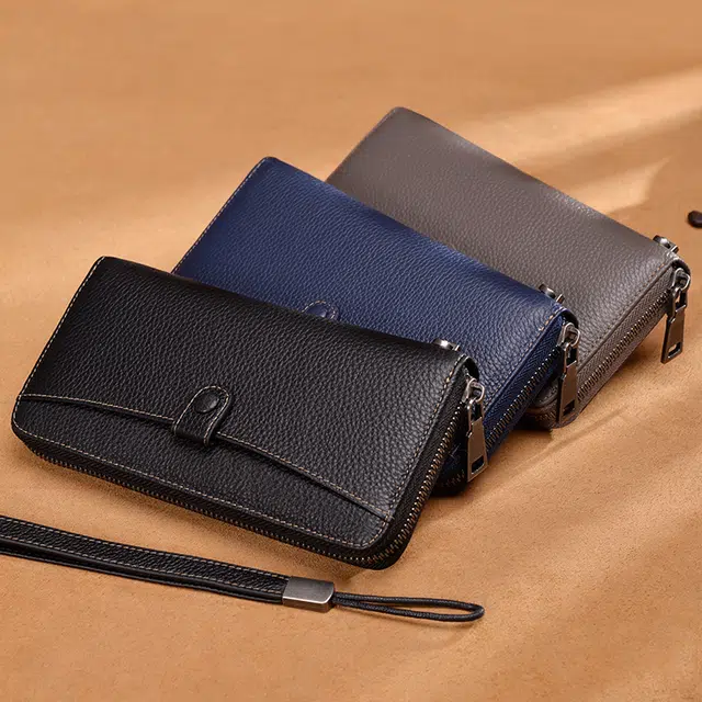 Difenise Vintage Large Capacity Leather Wallet