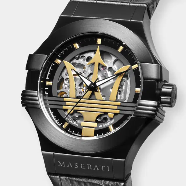 Maserati 42MM Black Dial