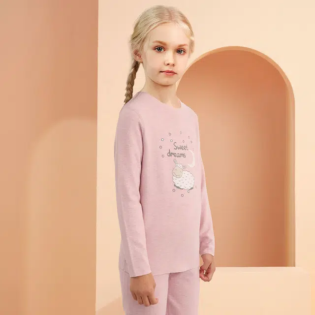 红豆上装 舒适圆领亲肤 青少年