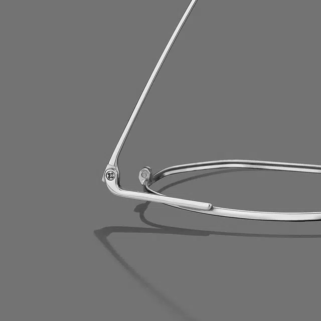 苍木优品 高端设计近视眼镜防蓝光超轻 β钛 不规则形 光学镜架 男女同款情侣款