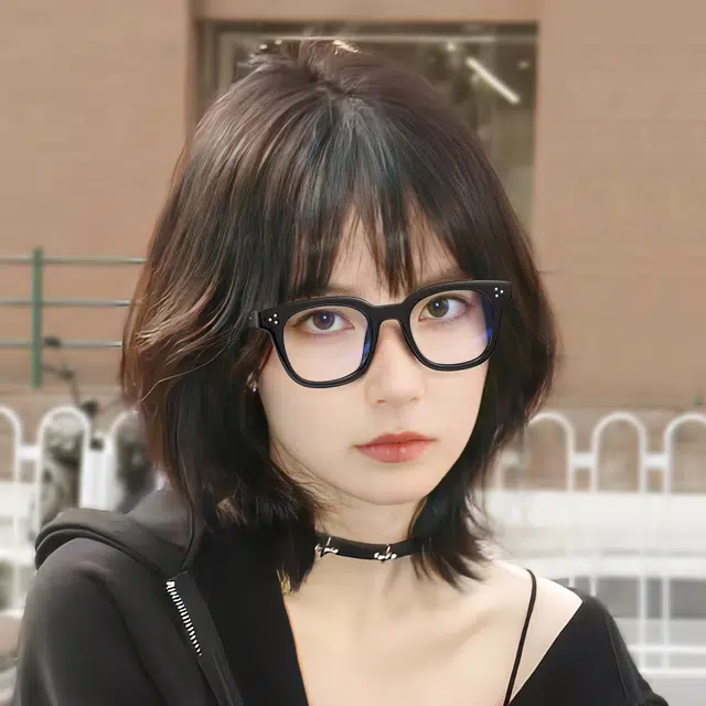 苍木优品 黑框小框可配度数近视素颜小脸粗边框 光学镜架 男女同款情侣款