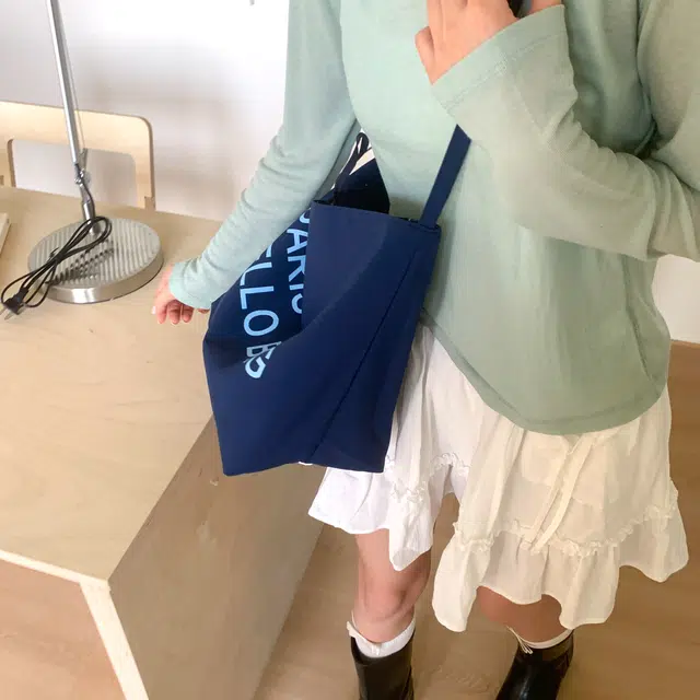 奕旅 韩系字母通勤 帆布 帆布包托特包单肩包 女款 多色