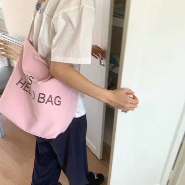 奕旅 韩系字母通勤 帆布 帆布包托特包单肩包 女款 多色