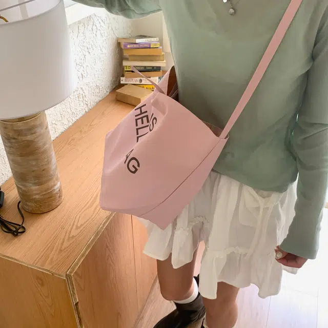奕旅 韩系字母通勤 帆布 帆布包托特包单肩包 女款 多色