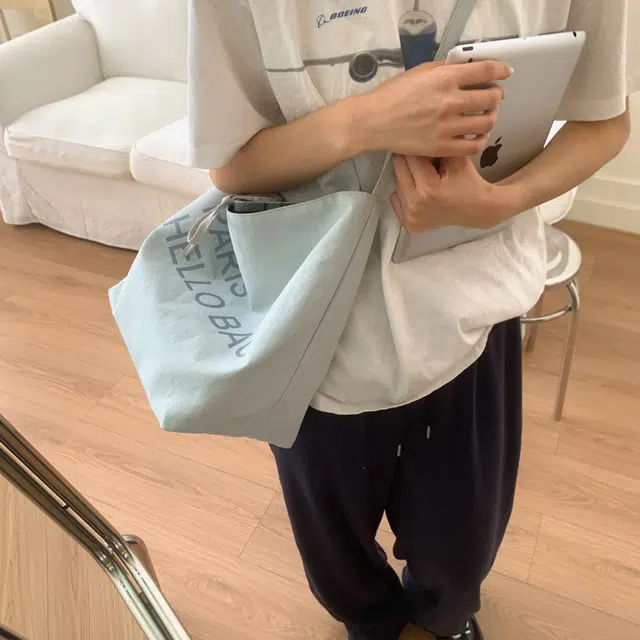 奕旅 韩系字母通勤 帆布 帆布包托特包单肩包 女款 多色