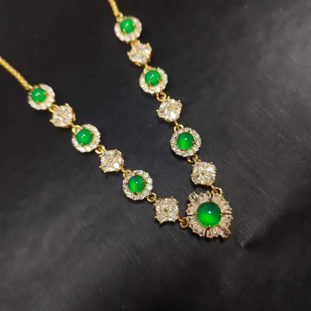 识恩 设计师款简约新中式表白甜蜜轻奢复古国风气质 玉髓 玉石项链 女款