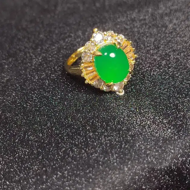 识恩 设计师款简约新中式简约精致轻奢国风气质优雅可调节 玉髓 玉石戒指 女款