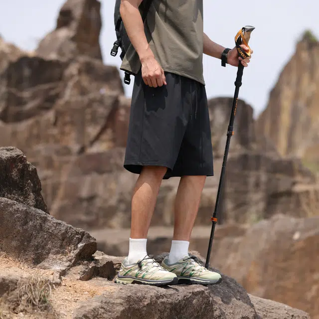 中国航天 美式复古百搭基础款宽松五分凉感运动松紧腰篮球健身纯色休闲短裤 男女同款