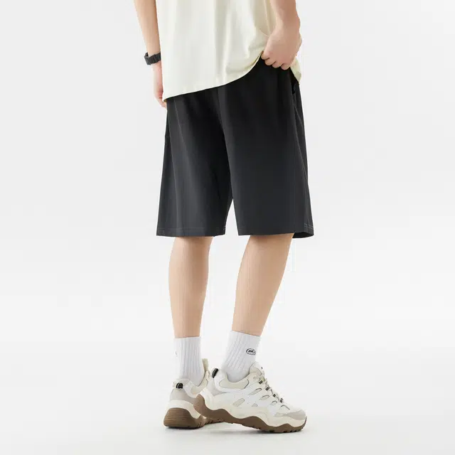 中国航天 美式高街户外透气薄款渐变舒适百搭跑步健身美式简约篮球裤训练休闲短裤 男女同款