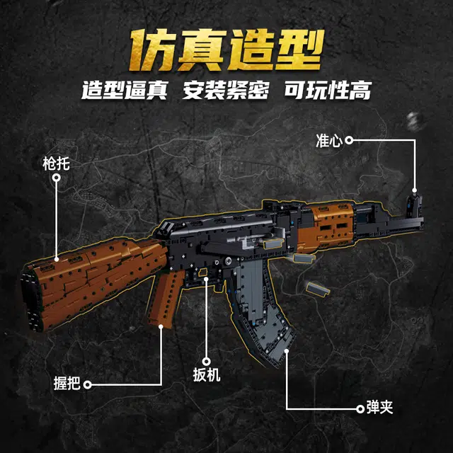 SLUBAN AKM47S M1928A1S 1281pcs M38-B1350