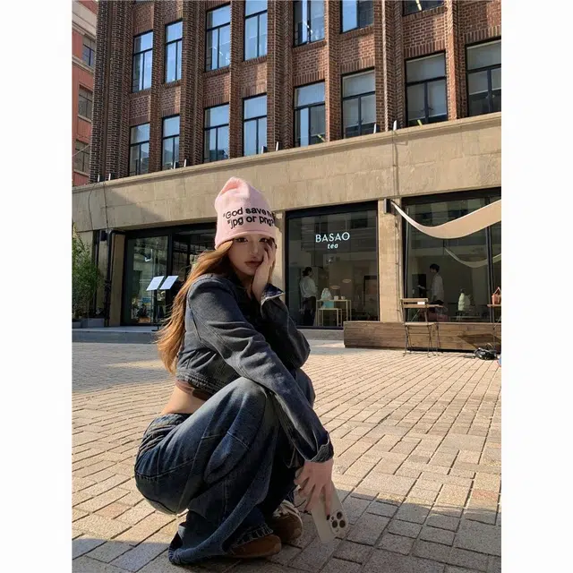 轻迎 美式辣妹夹克宽松显瘦牛仔外套 女款