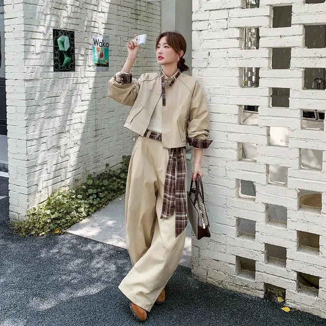 轻迎 高级感酷飒工装韩系氛围感休闲套装 女款
