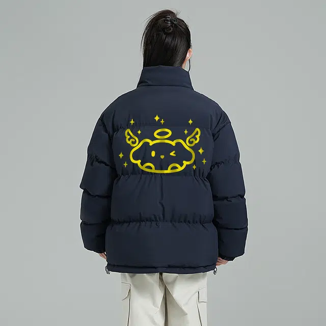 ROBINHOOD Retro American Streetwear Puffer Jacket
