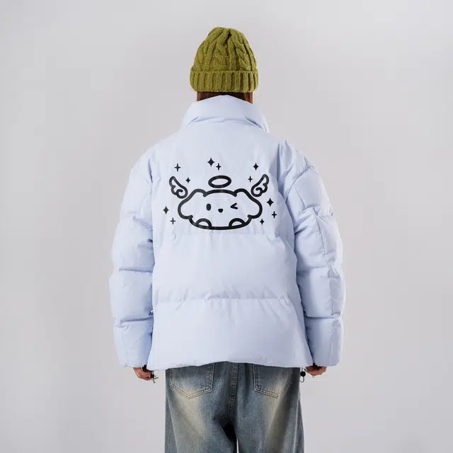 ROBINHOOD Retro American Streetwear Puffer Jacket