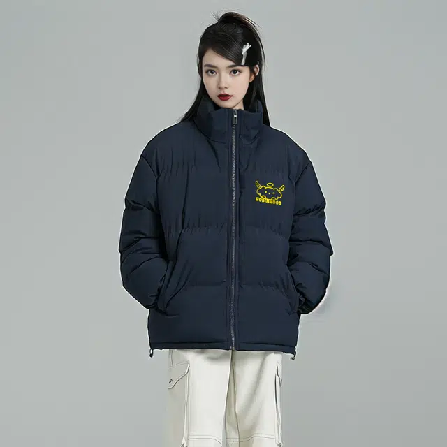 ROBINHOOD Retro American Streetwear Puffer Jacket