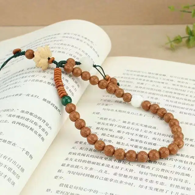 檀欣 新中式 国风无齿双圈叠戴 菩提子/菩提籽 菩提类手串 男女同款情侣款 礼盒装