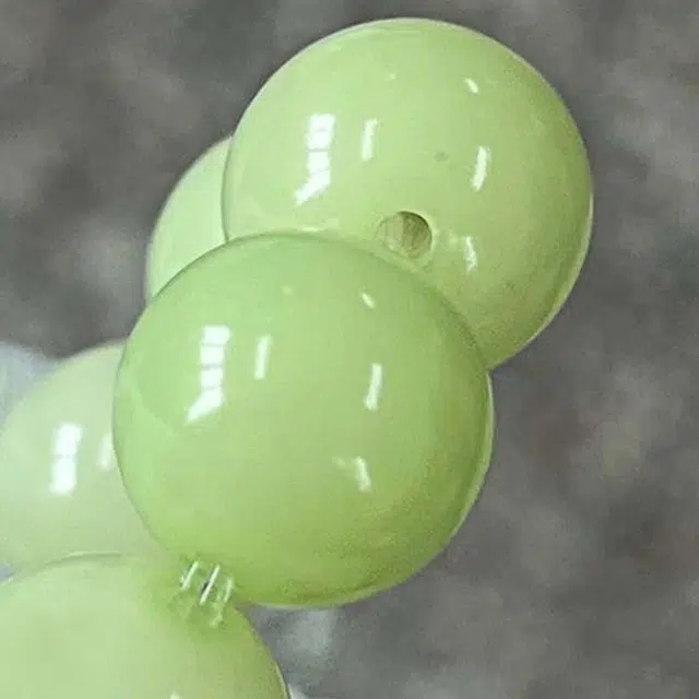 檀欣 绕指柔小青柠佛珠念珠盘玩手链转运珠#文艺现代风文玩民族风首饰招财平安 菩提根 手串 男女同款情侣款