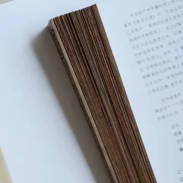 檀欣 国风 镂空雕刻嫦娥奔月苏扇 古风折叠檀香扇子舞蹈扇自带幽香工艺品摆件 木作 把件 男女同款情侣款 楠木 礼盒装