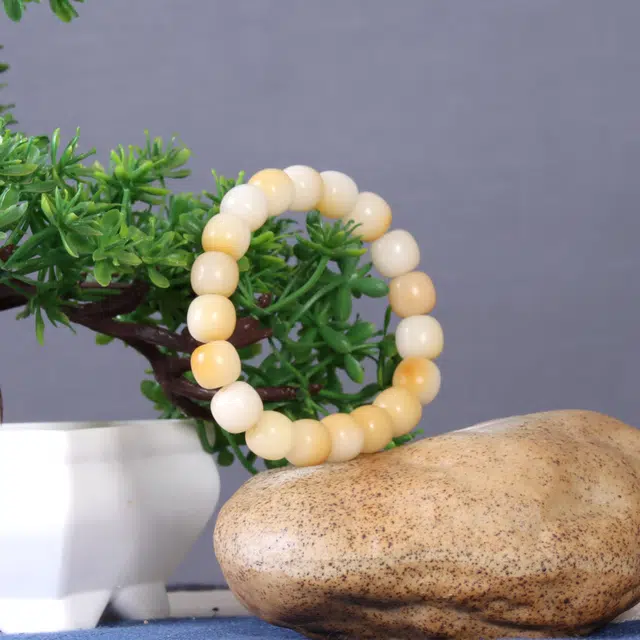 檀欣 新中式 炭烧渐变飘花绕指柔复古优雅 菩提根 菩提类手串 男女同款情侣款