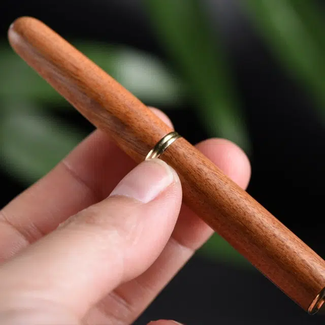 檀欣 新中式 便携掏耳扣耳神器挖耳朵工具清洁器老式 木作 掏耳勺 男女同款情侣款 花梨木 礼盒装