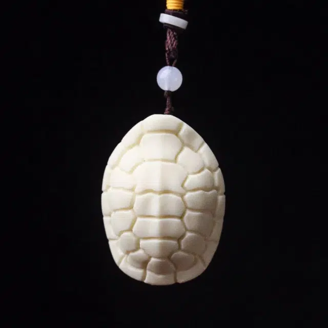檀欣 新中式 雕刻富甲天下 招财平安祥瑞吉祥物 轻奢高级文玩工艺品 象牙果 手把件 男女同款情侣款 礼盒装