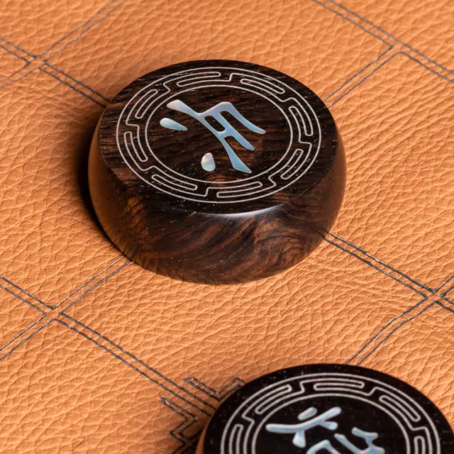 檀欣 【收藏品】高端中国象棋手把件 国风复古新中式便捷式实木质早教益智桌游 紫光檀 木作摆件 通用
