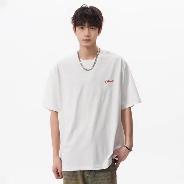 海底小纵队 美式高街暗黑版画拼贴眼睛字母品牌印花宽松透气个性街头纯棉重磅圆领上衣垂感百搭抽绳五分裤健身跑步休闲运动套装 男女同款