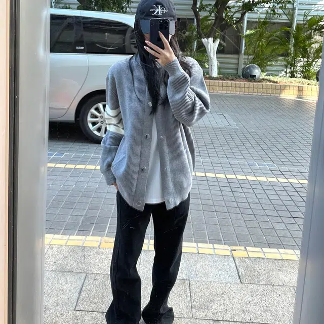 虫小绿 美式学院风经典条纹立领宽松百搭针织衫 男女同款