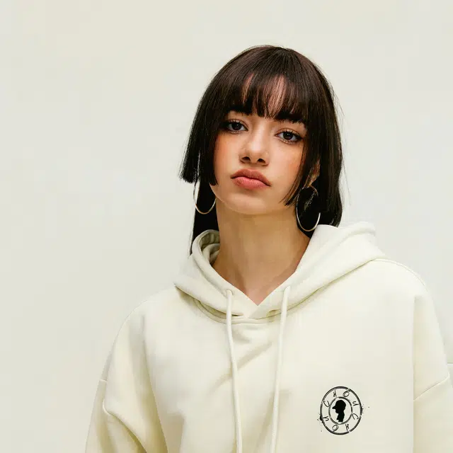 周杰伦 周同学 印花标志美式宽松休闲落肩百搭连帽套头长袖卫衣 男女同款