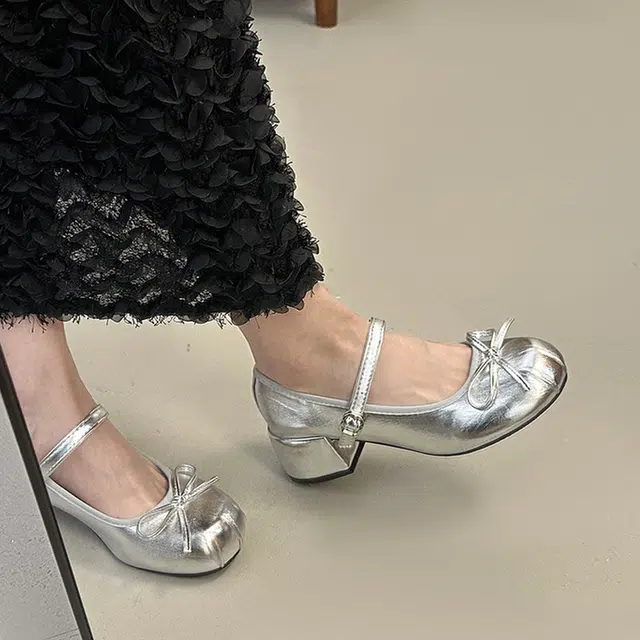 Betu Mary Jane Chunky Heel