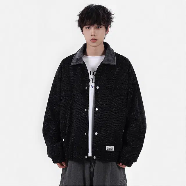 红蜻蜓 美式高街潮牌复古字母设计感休闲百搭外套男春秋款棒球服夹克 男女同款