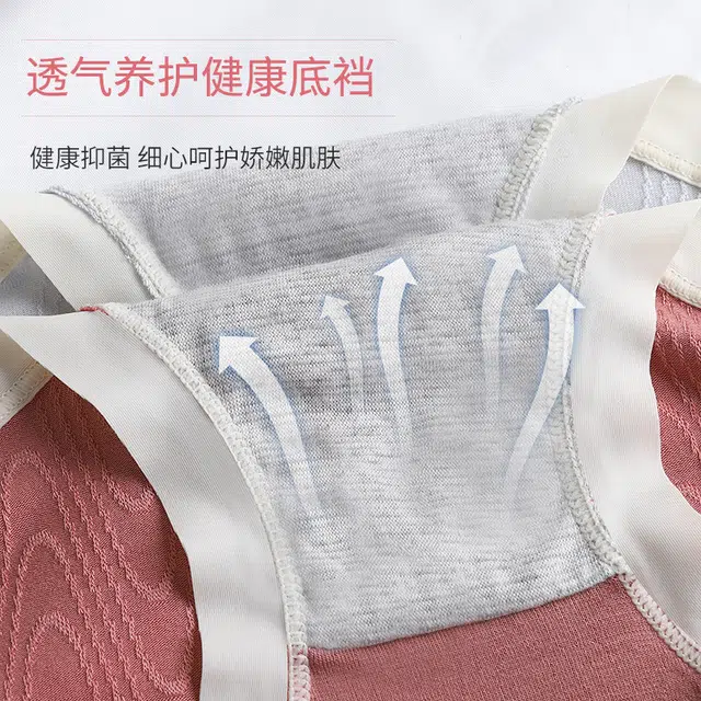 俞兆林 无痕中腰透气抑菌裆内裤 女款 组合装