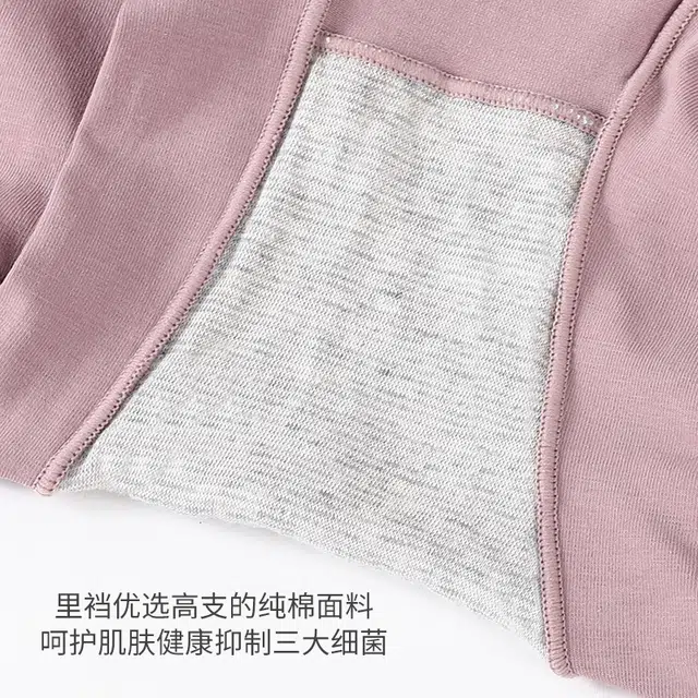 俞兆林 无痕收腹透气抑菌亲肤个性包臀底裆纯色内裤 女款 组合装