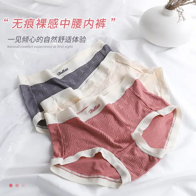 俞兆林 无痕中腰透气抑菌裆内裤 女款 组合装