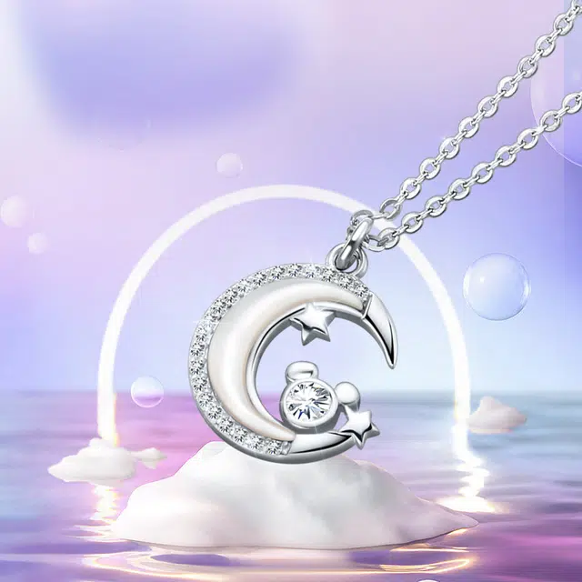 Disney Mickey Dreamy Star Moon Necklace