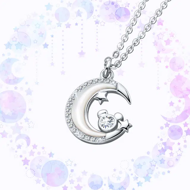 Disney Mickey Dreamy Star Moon Necklace