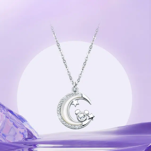 Disney Mickey Dreamy Star Moon Necklace