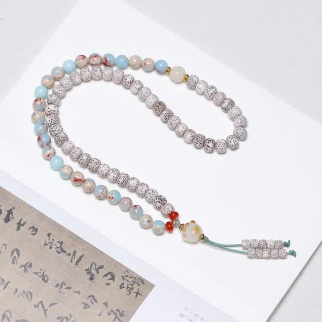 灵晔 国潮新中式 时尚百搭小众设计 吉祥如意 万事顺遂#好运 菩提子/菩提籽 手串 男女同款情侣款