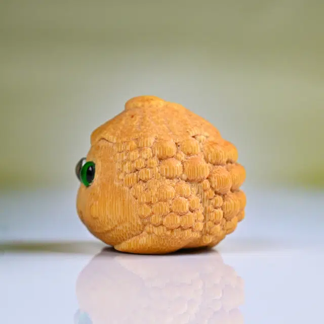 灵晔 国潮文玩新中式复古文艺精工雕刻猪事顺利招财纳福平安#好运 竹木 把件 男女同款情侣款
