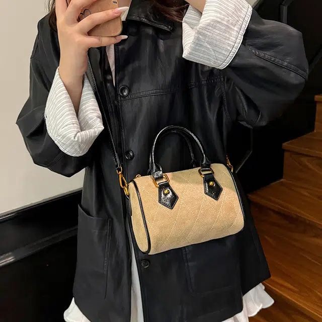 捷朗仕 百搭日常通勤 麂皮绒 手提包 常规 女款 多色