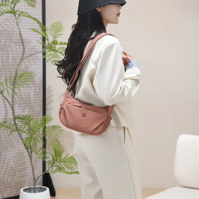 捷朗仕 百搭时尚轻便 尼龙布 单肩包 小号 女款 多色
