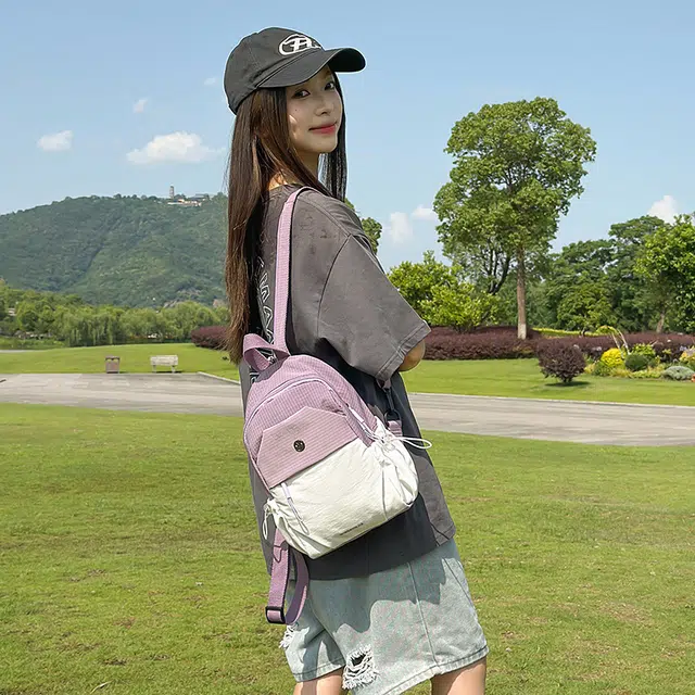 捷朗仕 高级感时尚潮流百搭 尼龙 胸包 常规 男女同款情侣款 多色