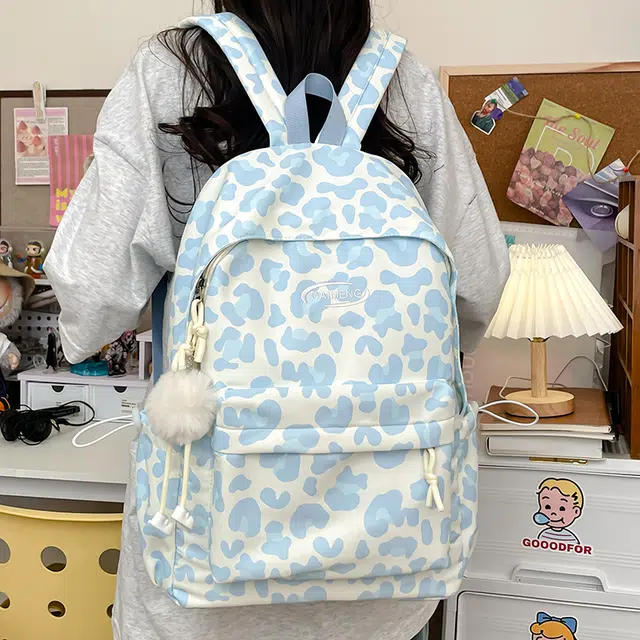 捷朗仕 简约百搭潮流时尚 尼龙 双肩包 常规 女款 多色