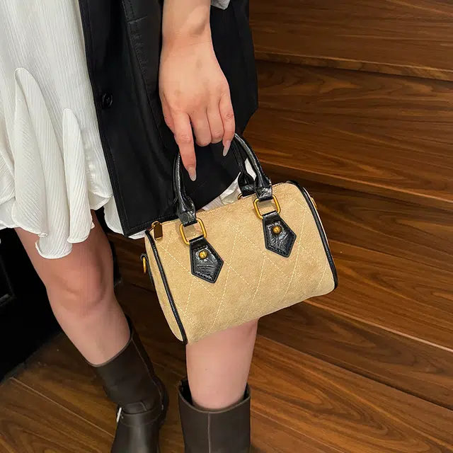 捷朗仕 百搭日常通勤 麂皮绒 手提包 常规 女款 多色